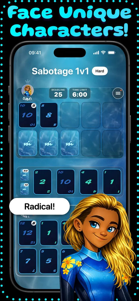 Face unique characters: a Sabotage match against a character opponent.